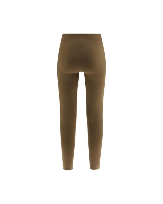 Wolford Green Bicolor Polyamide Leggings