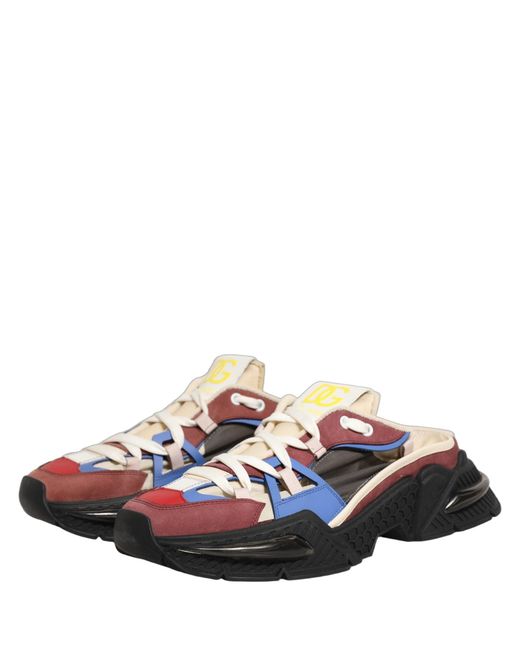 Dolce & Gabbana Multicolor Panelled Airmaster Sneakers Shoes for men