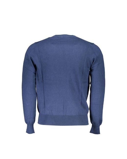 North Sails Blue Fabric Sweater for men