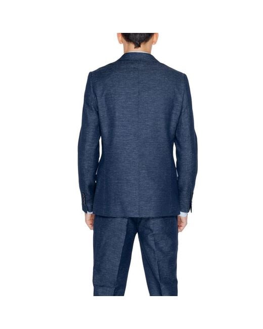 Antony Morato Blue Cotton Blazer for men