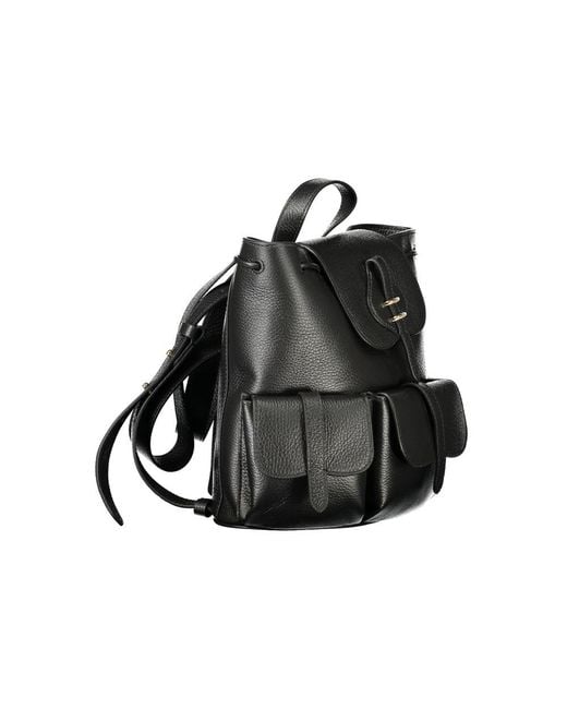 Coccinelle Black Nero Leather 's Backpack