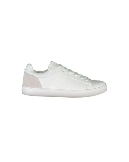 Napapijri White Leather Men Sneaker for men