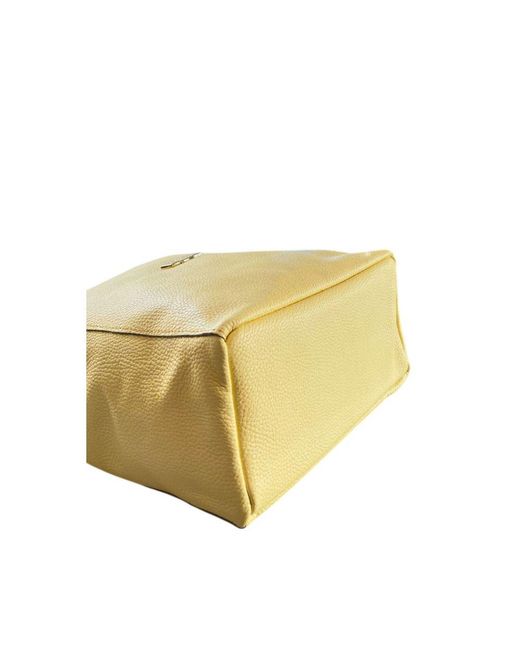 Baldinini Yellow Leather Shoulder Bag