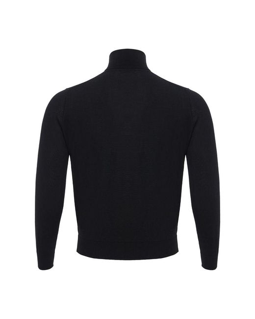 Colombo Black Cashemere Sweater for men