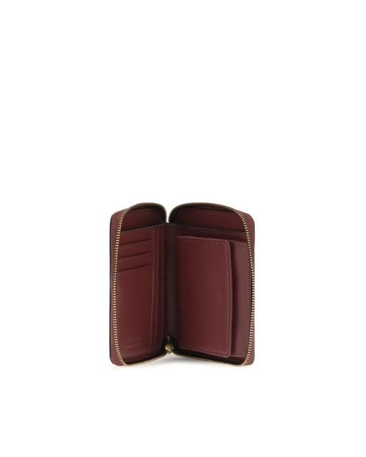 Pinko Purple Multicolor Calf Leather Bos Taurus Wallet