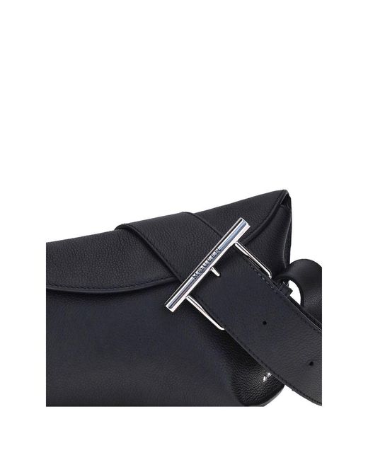 Alexander McQueen Blue T-bar Sling Shoulder Bag for men