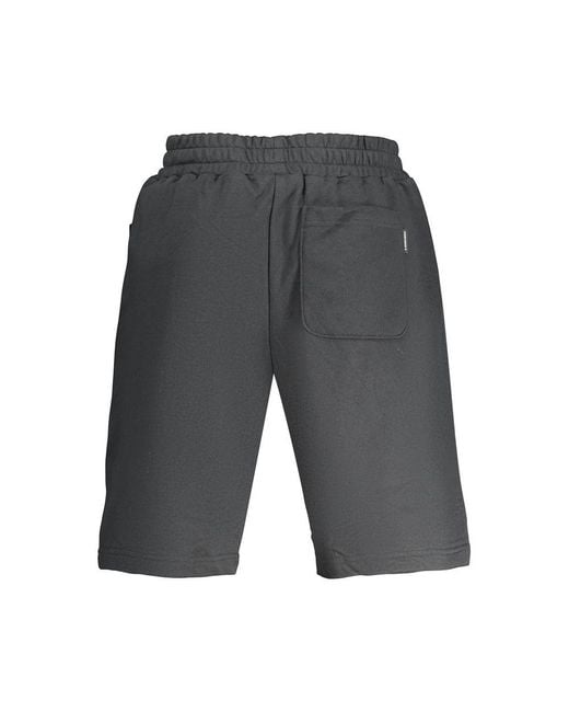 Converse Gray Black Cotton Men's Sweatpants for men