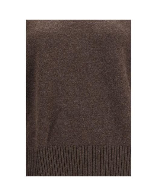Loulou de Saison Brown Cashmere Sweater
