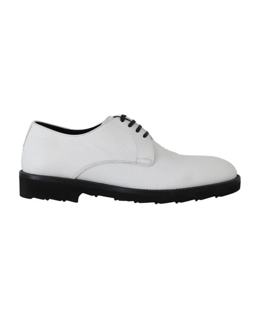 Dolce & Gabbana Black Leather Derby Dress Formal Shoes for men
