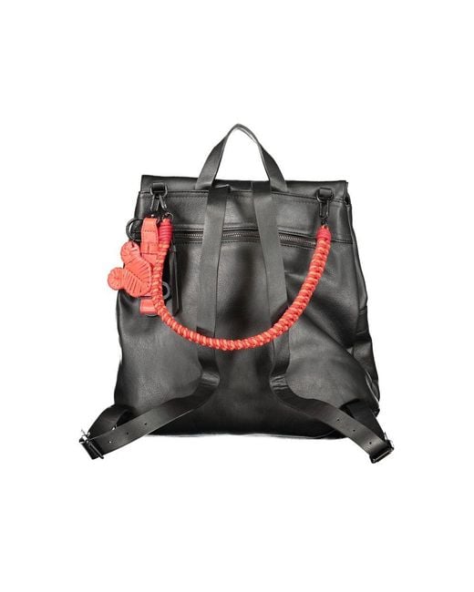 Desigual Gray Nero Polyurethane 's Backpack