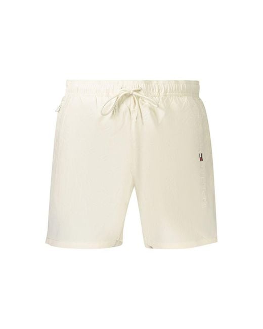 Tommy Hilfiger Natural Beige Polyester Men's Short for men