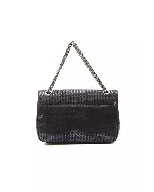 Pompei Donatella Black Blu Navy Crossbody Bag