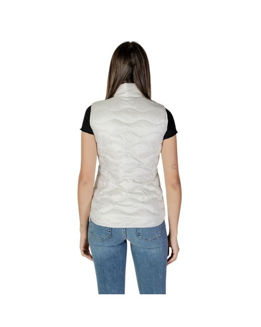 Blauer Blue Polyamide Sleveless Jacket