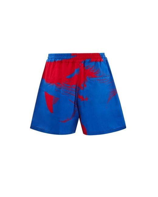 Bottega Veneta Blue Viscose Short for men