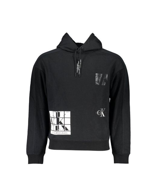 Calvin Klein Black Cotton Men Sweater for men