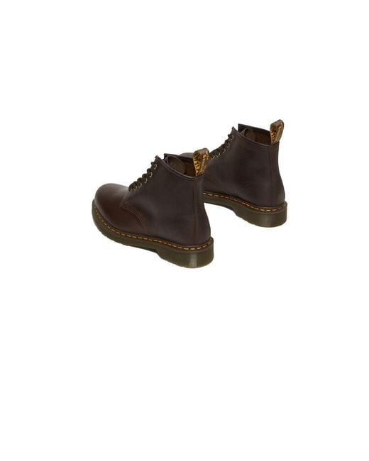 Dr. Martens Brown Leather Athletic Sneakers for men