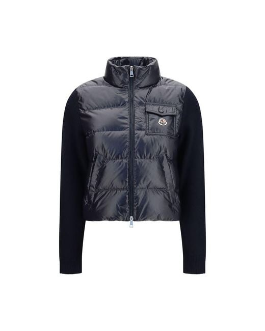 Moncler Blue Polyamide Cardigan