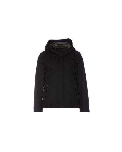 Herno Black Polyester Shell Jacket