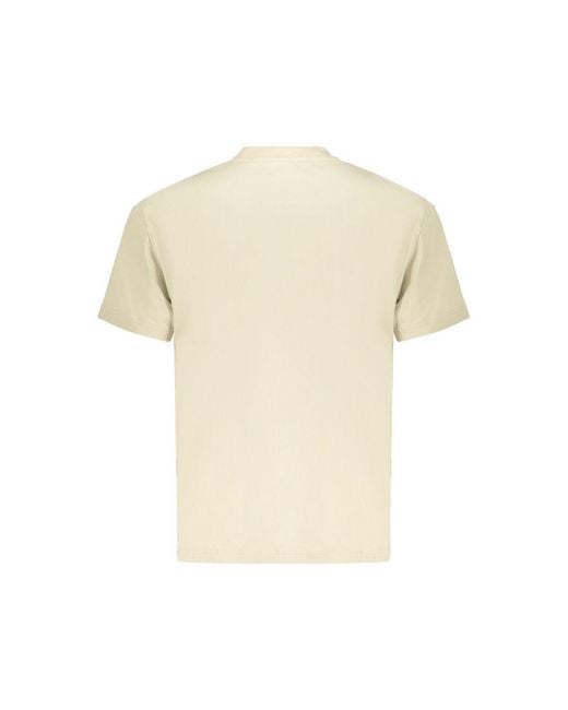 Refrigiwear Natural Beige Cotton Mens T for men