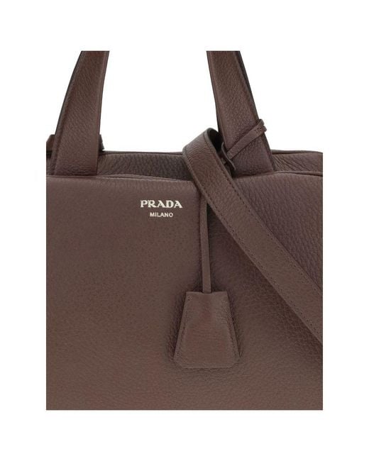 Prada Brown Leather Handbag