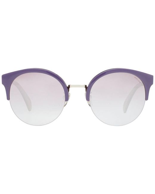 Police Metallic Purple Metal Sunglasses