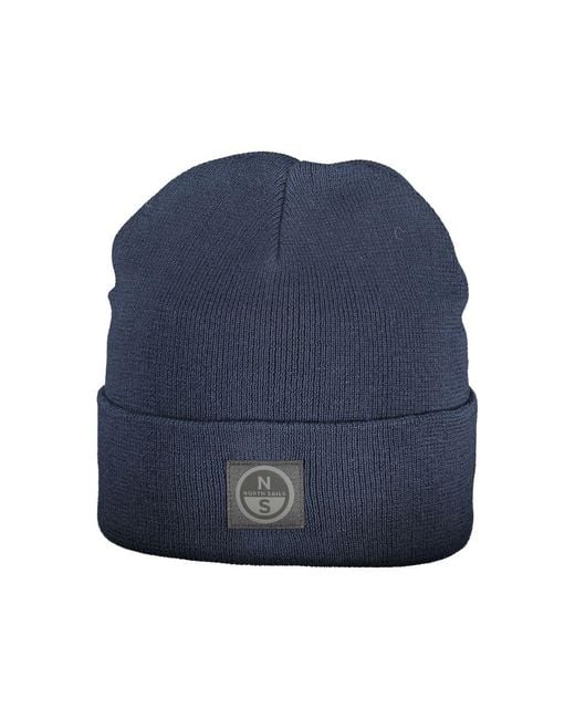 North Sails Blue Blu Polyester Men Cap for men