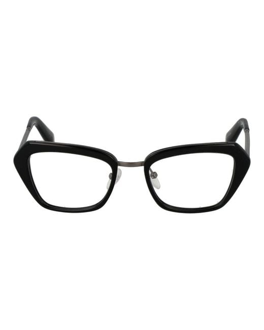 Yohji Yamamoto Black Plastic Glasses (frames) for men