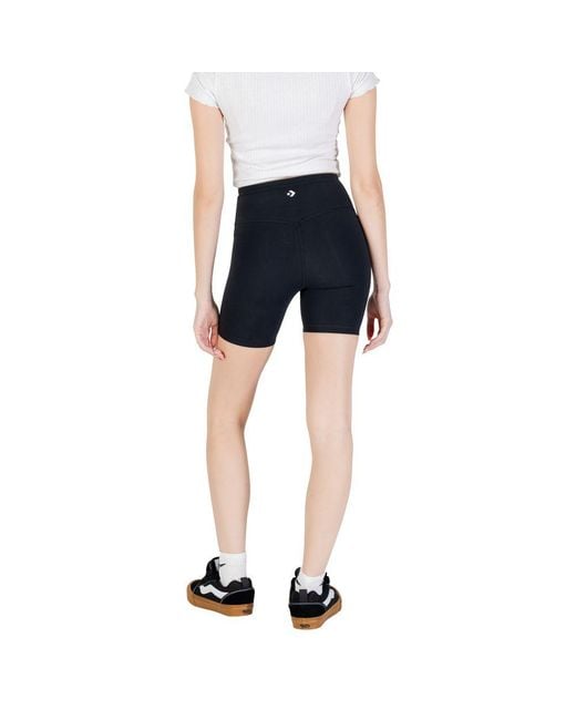 Converse Blue Black Cotton Bermuda Shorts