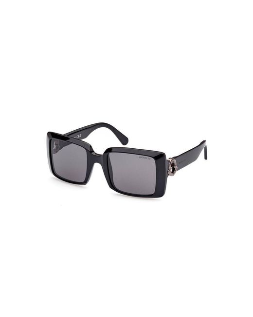 Moncler Black Pantografato Sunglasses