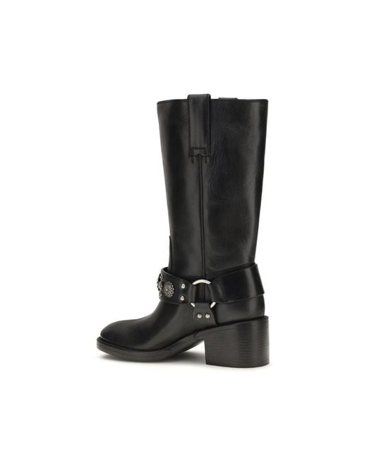 Chloé Black Calf Leather Bos Taurus Flat Boots