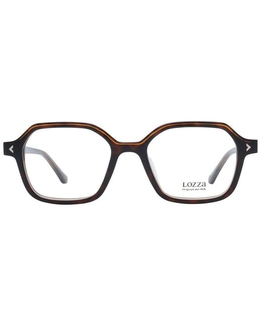Lozza Brown Acetate & Plastic Glasses (Frames)
