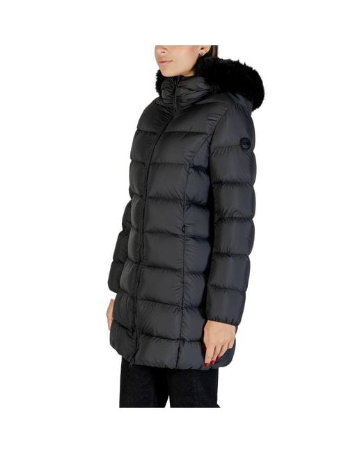 Colmar Black Polyester Coat