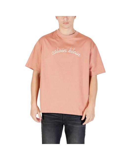 Calvin Klein Natural Multicolor Cotton T for men
