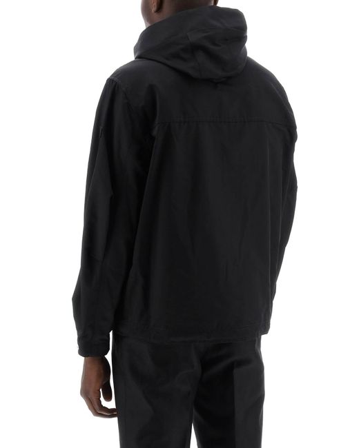 Tatras Black Hooded Jacket With Removable Hood Necetto for men