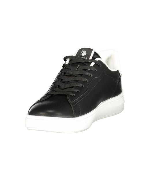 U.S. POLO ASSN. Black Polyester Men's Sneaker for men