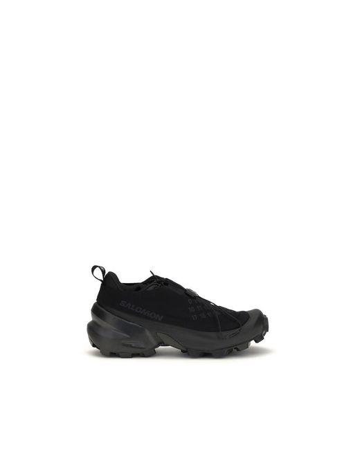 MM6 by Maison Margiela Black Nylon Athletic Sneakers