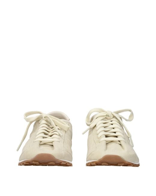 Jacquemus Natural Beige Leather Sneakers