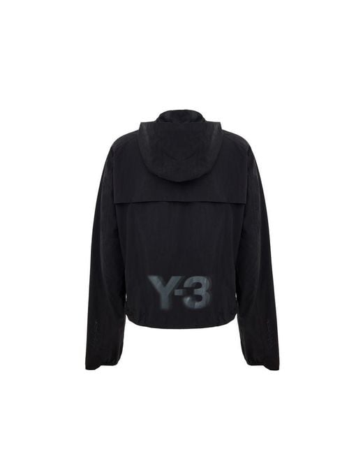 Y-3 Black Polyamide Shell Jacket