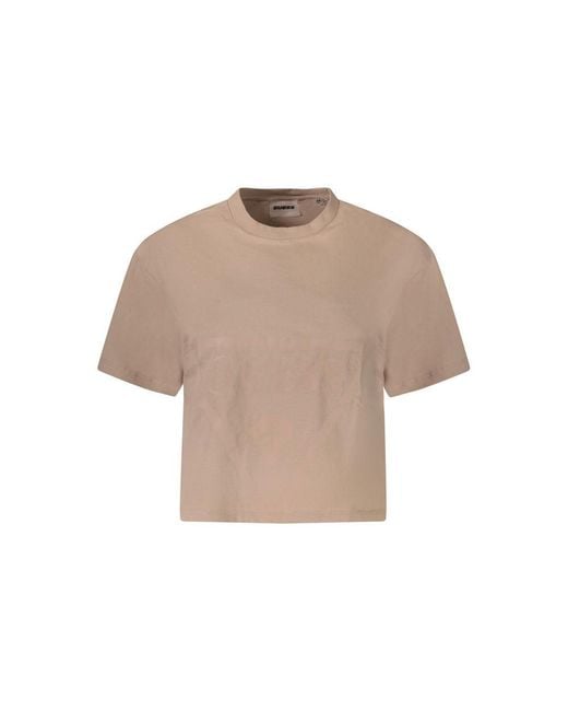 Guess Natural Pink Cotton 's T