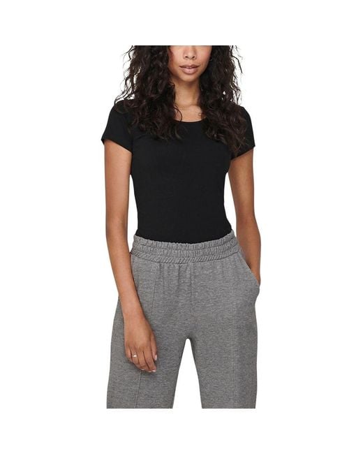 ONLY Black Cotton T