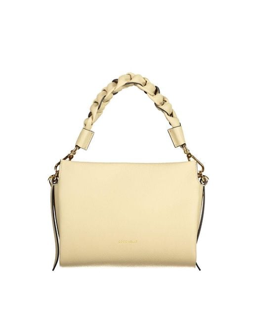 Coccinelle Natural Beige Leather Handbag