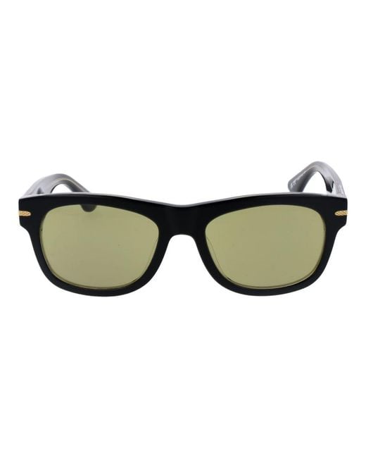 Serengeti Green Black Acetate Sunglasses