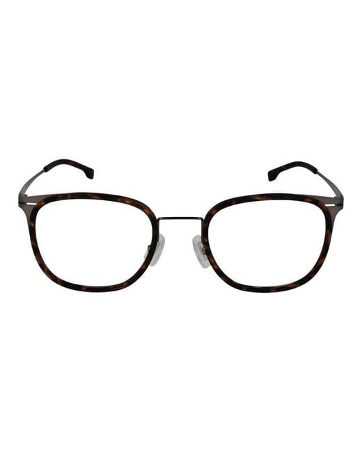Boss Brown Stainless Steel Glasses (frames) for men