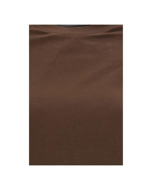 Brunello Cucinelli Brown Elastane T