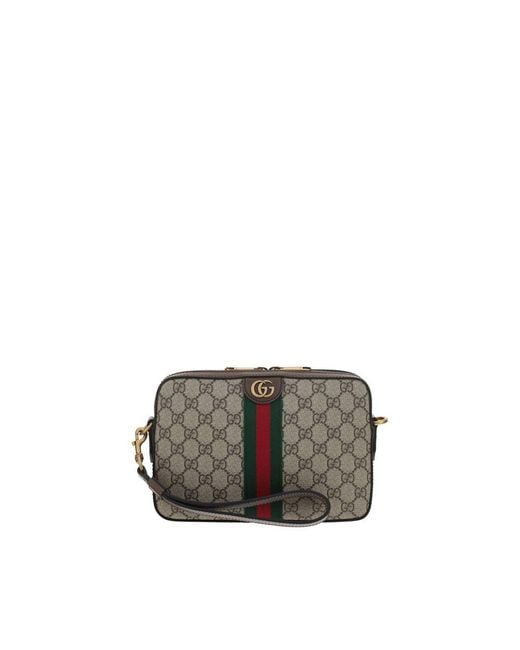 Gucci Gray Ophidia Shoulder Bag for men