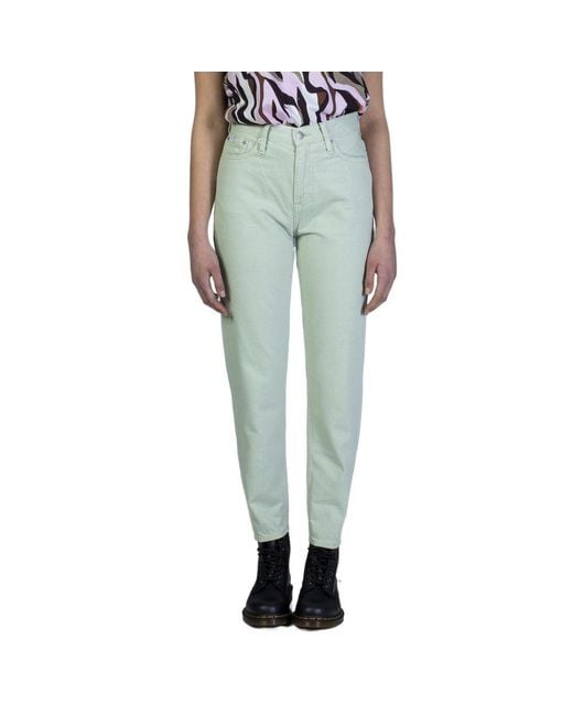 Calvin Klein Green Cotton Jeans & Pant