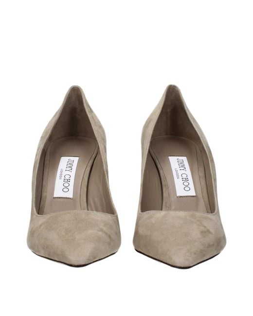 Jimmy Choo Metallic Romy Pointedtoe Suede Pumps