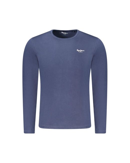 Pepe Jeans Blue Cotton T-Shirt for men