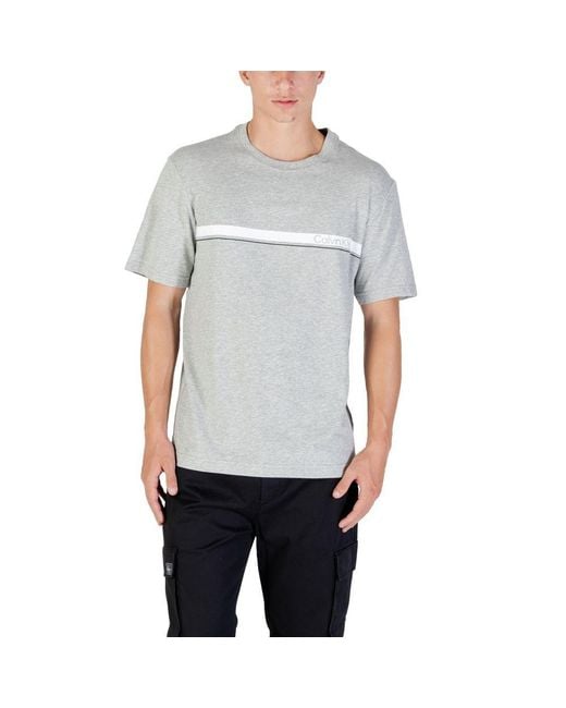Calvin Klein Gray Cotton Sportswear for men