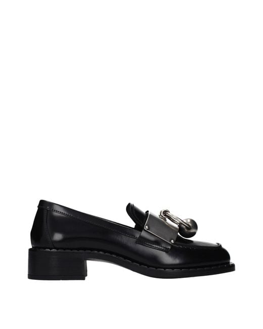 Prada Black Leather Loafers